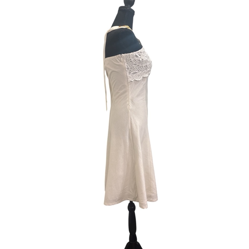 Only Unique Women’s Crochet Halter Dress - Picture 3 of 7